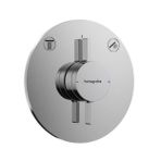 Hansgrohe 75418000 DuoTurn S 2 Çıkış için Ankastre Banyo Bataryası