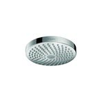hansgrohe Croma Select S 17,78 cm Su Tasarruflu Düşük Akışlı Duş Başlığı Modern 2-Sprey Yağmur, QuickClean Krom Yoğun Yağmur, 04388000
