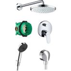 Hansgrohe Focus Ankastre Banyo Seti - Krom - Gri