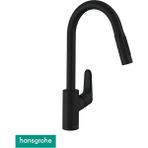 Hansgrohe Focus M41 Siyah Evye Musluk Bataryası
