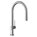 Hansgrohe HG72800000 210 Çekilebilir El Duşu 2 Jet Krom Talis M54 Tek Kollu Eviye Bataryası