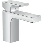 hansgrohe Lavabo Armatürü Vernis Shape, Çıkışlı Banyo Musluğu Yükseklik 100 mm, Çekme Çubuklu, Banyo Armatürü Su Tasarruflu, Krom