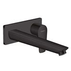 hansgrohe Musluk Talis E sıva altı (musluk uzunluğu 225 mm duvara montaj için musluk) mat siyah