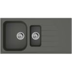 Hansgrohe S520-F525 Ankastre Granit Eviye 980/480 Otomatik Gider Seti ile Taş Grisi