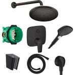 Hansgrohe Talis E Ankastre Banyo Seti Satin Siyah - Mat Siyah