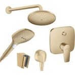 Hansgrohe Talis E Banyo Altın Ankastre Set