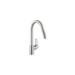 hansgrohe Talis Loop Mutfak Bataryası 1 Saplı Paslanmaz Çelik Görünümlü, 04701805