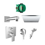 Hansgrohe Vernis Shape Banyo Ankastre Set