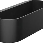 Hansgrohe Wallstoris Derin Satin Siyah Depolama Rafı