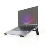 Hanwood Metal Laptop Standı - Siyah - Laptop Yükseltici - Altlık - SLS3BL