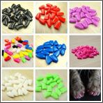 Hanyang 20 Adet Sarı 20 Adet Kedi Tırnak Kapağı Silikon Yumuşak Çizilmez Kedi Pençe Tırnak Kapağı Evcil Hayvan Tırnak Koruyucusu Pençe Güzellik Tırnak Kapağı Evcil Hayvan Malzemeleri (Yurt Dışından) - Renkli