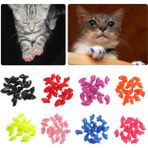 Hanyang Bej S 20 Adet Silikon Yumuşak Kedi Tırnak Kapağı Kedi Paw Pençe Evcil Hayvan Tırnak Koruyucu Kedi Tırnak Kapağı Ücretsiz Tutkal ile Pet Tırnak Koruyucu Evcil Hayvan Ürünleri (Yurt Dışından) - Renkli