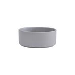 Hanyang Gri 1800ML Seramik Hayvan Mama Kabı 1800ML Büyük Kapasiteli Büyük Köpekler Içme Yeme Kaseleri Kedi Çift Gıda Su Besleme Besleyicileri Bambu Standı ile (Yurt Dışından)