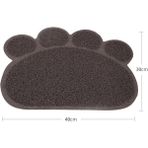 Hanyang Kahve Sıcak Kediler Çöp Yakalama Paspaslar Pedleri 30*40CM Pvc Elastik Elyaf Paspaslar Kediler Için Kum Kutuları Kedi Yatakları Paspaslar Evcil Hayvan Ürünleri Kedi Malzemeleri (Yurt Dışından)