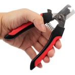 Hanyang Kırmızı 5.5X16CM Evcil Hayvan Tırnak Makası Köpek Kedi Pençe Düzeltici Ücretsiz Tırnak Törpüsü ile Profesyonel Paslanmaz Çelik Bakım Aracı Küçük Büyük Köpek Için (Yurt Dışından) - Renkli