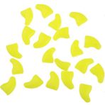 Hanyang Limon Sarı S 20 Adet Silikon Yumuşak Köpek Kedi Tırnak Kapak Kediler Pençe Pençe Pet Tırnak Koruyucu Kedi Tırnak Kapak Ücretsiz Tutkal ile Pet Malzemeleri (Yurt Dışından) - Renkli