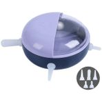 Hanyang Mor Yavru Yavru Yavru Süt Besleyici Setleri 180 ml Kase 5 Emzikler Silikon Simülasyon Hemşirelik Istasyonu Kediler Mama Dağıtıcı Yenidoğan Evcil Hayvan Aksesuarları (Yurt Dışından)