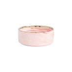 Hanyang Pembe 3 850 ml Seramik Hayvan Mama Kabı 1800 ml Büyük Kapasiteli Büyük Köpekler Içme Yeme Kaseleri Kedi Çift Gıda Su Besleme Besleyiciler Bambu Standı ile (Yurt Dışından)