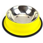 Hanyang Sarı S 18 cm Kedi Köpek Için Kişiselleştirilmiş Isim Paslanmaz Çelik Renkli Pet Yavru Kedi Kase Özel Hayvan Mama Kabı Besleyici Besleme Köpek Su Kasesi Adı ile (Yurt Dışından)