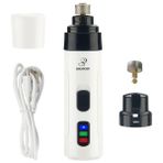 Hanyang Yeni Set ve 1 Kafa Pet Tırnak Parlatıcı Köpek Elektrikli Manikür Makası Kedi Şarj Tırnak Makası LED Tırnak Makası Seti (Yurt Dışından) - Renkli