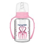 Hanymish 125 cc Pembe Kulplu Cam Biberon