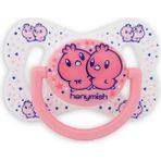 Hanymish HanymishCute Silikon Damaklı Emzik No:1 Pembe - Renkli - 0 - 3 Yaş