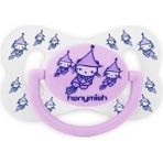 Hanymish HanymishCute Silikon Damaklı Emzik No:2 Mor - Renkli - 0 - 3 Yaş
