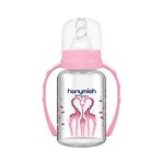 Hanymish Kulplu Doğal Cam Biberon 125 ml