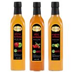 Hanzade Bitkisel 500 ml Elma Sirkesi + 500 ml Alıç Sirkesi + 500 ml Enginar Sirkesi