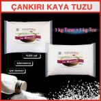 Hanzade Bitkisel 84 Mineralli Doğal Çankırı Kristal Kaya Tuzu 1 kg Toz (Öğütülmüş) + 1 kg Tane (Öğütülmemiş) - 2 kg