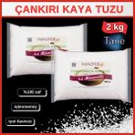 Hanzade Bitkisel 84 Mineralli Doğal Çankırı Kristal Tane Kaya Tuzu 2 kg