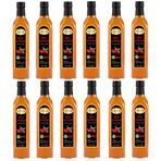 Hanzade Bitkisel Alıç Sirkesi 500 ML x 12 Adet Doğal Fermantasyon İçilebilir Katkısız Cam Şişe