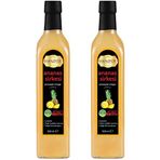 Hanzade Bitkisel Ananas Sirkesi 500 ML x 2 Adet Doğal Fermantasyon İçilebilir Katkısız Cam Şişe