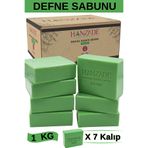 Hanzade Bitkisel Defne Sabunu 1 Kg El Yapımı Doğal Geleneksel Hatay Sabunu (Kendi Kutusunda)