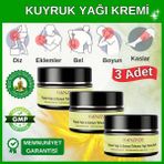 Hanzade Bitkisel Kuyruk Yağlı & Bamya Tohumu Yağı Masaj Kremi 100 Ml X 3 Adet