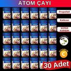 Hanzade Bitkisel Propolisli - C Vitaminli - Kara Mürverli Atom Çayı Kış Çayı 150 gr x 30 Adet