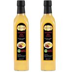 Hanzade Bitkisel Zencefilli Alıç Sirkesi 500 ML x 2 Adet Doğal Fermantasyon İçilebilir Katkısız Cam Şişe