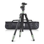 Hanzete 62 İnç Fotoğraf Tr Kamera Tr Standı Alüminyum Alaşımlı 10kg / 22 DSLR Kamera Video Kamera için 360 ° Panoramik Ballhead Taşıma Çantası ile Yük Kapasitesi