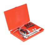 Hanzete 9 adet Çift Boru Flaring Tool Kit Set Tüp Bender Boru Tamir Mekanik Fren Tesisatçı Alüminyum Bakır Pirinç Fişekleri
