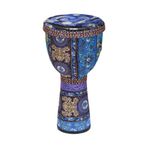 Hanzete Afrika El Davul 8 ç Taşınabil Djembe Davul Vurmalı Çalgı Çocuklar iç Renkli Sanat Desenleri ile Işık Tef Erken Çocukluk Aydınlanma Müzik Aletleri Çocuklar ve Yeni Başlayanlar İç Hediye