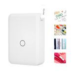 Hanzete D110 Etiketleme Makinesi Mini Cep Termal Etiket Yazıcısı Hepsi Bir Arada BT Bağlantı Prens Etiketi DIY Tarih Dergisi Çalışması Etiket Etiketleme Makinesi iOS ile Uyumlu Android