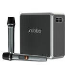 Hanzete KING MAX 140W İki Mikrofonlu Taşınabilir Kablosuz Hoparlör BT5.2 Teknolojisi IPX5 Su Geçirmez Hoparlörler TWS Serisi Stereo Sahne HiFi Ses AUX USB Flash Sürücü TF Kart Uzun Çalma Süresi
