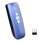 Hanzete Mini 1D / 2D / QR Barkod Okuyucu 3'ü 1 arada BT / 2.4G Kablosuz/USB Kablolu Barkod Okuyucu, Windows Mac ile Uyumlu, Süpermarket Perakende Lojistik Depo için Android iOS