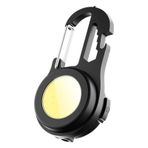 Hanzete Mini Anahtarlık El Feneri LED Anahtarlık Işık Torch Şişe Açacağı ile 180 Derece Dönen Şarj Edilebilir Manyetik Çalışma Işığı Lambası