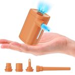 Hanzete Şişme Ürünler için Taşınabilir Hava Pompası Kamp Fenerli Hava Pompası 2000mAh Pil Tip-C Şişirmek için Şarj Edilebilir Havuz Şamandıraları/Hava Yatağı/Hava Yatağı Yüzme Simidi için Söndürme