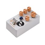 Hanzete TAI JI DRIVE Gitar Overdrive Efekt Pedalı Ses/Ton/Kazanç/Ses/4 Modlu Düğme DC 9V 6.35mm Giriş/Çıkış Arayüzü Gerçek Bypass'lı Elektro Gitar Overdrive Efektörü