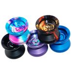 Hanzete -Y01 Cilalı Alaşım Alüminyum Profesyonel Yanıt Vermeyen Yoyo Ball Spin Oyuncak Çocuklar için