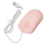 Haofy Bilgisayar Faresi Kablolu, Kullanımı Kolay Tak Ve Çalıştır 1200 DPI Geniş Uyumlu Kablolu Fare Için Masaüstü PC Için Optik USB Bağlantı Noktası (Pembe)