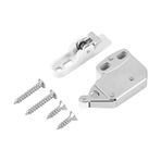 Haofy Otomatik Push-In-Touch kilit, yaylı kilit sistemi, kendinden emniyetli geri tepme cihazı, dolap kapısı mobilyaları için güvenlik kilidi, mini kilitli (1 paket)