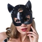 Haokaini Cosplay maskesi cadılar bayramı partisi için top dans kadın kız bayan seksi yarım yüz kedi yavru deri maske cadılar bayramı karnaval maskeli balo makyaj parti iyilik